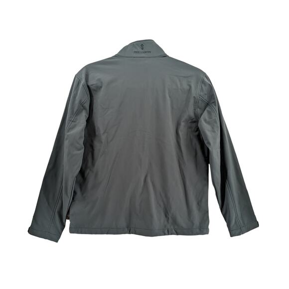 Free Country Freecycle Full Zipper Jacket‎ M 38 40 Gray Pewter Super Softshell - Picture 2 of 11
